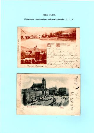 JAN KUBELIK (1880-1940) - PICTURE POSTCARDS, CORRESPONDENCE – sheet 17