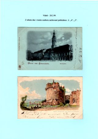 JAN KUBELIK (1880-1940) - PICTURE POSTCARDS, CORRESPONDENCE – sheet 19