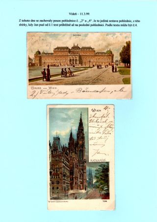 JAN KUBELIK (1880-1940) - PICTURE POSTCARDS, CORRESPONDENCE – sheet 23