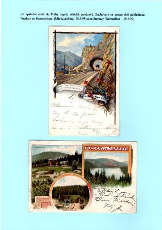 JAN KUBELIK (1880-1940) - PICTURE POSTCARDS, CORRESPONDENCE – sheet 25