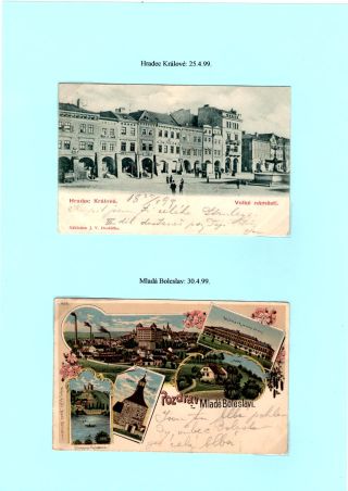 JAN KUBELIK (1880-1940) - PICTURE POSTCARDS, CORRESPONDENCE – sheet 28