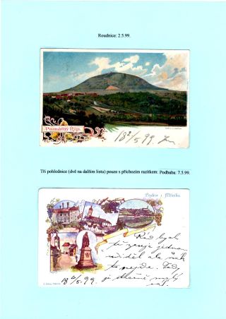 JAN KUBELIK (1880-1940) - PICTURE POSTCARDS, CORRESPONDENCE – sheet 29