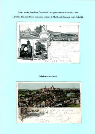 JAN KUBELIK (1880-1940) - PICTURE POSTCARDS, CORRESPONDENCE – sheet 37