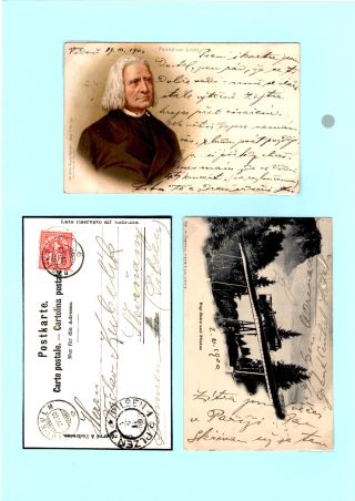 JAN KUBELIK (1880-1940) - PICTURE POSTCARDS, CORRESPONDENCE – sheet 45