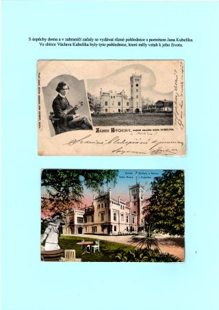 JAN KUBELIK (1880-1940) - ANSICHTSKARTEN, KORRESPONDENZ – Blatt 54