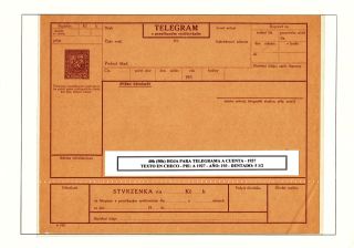CZECHOSLOVAK POSTAL STATIONERY – sheet 55