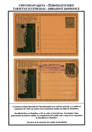 CZECHOSLOVAK POSTAL STATIONERY – sheet 64