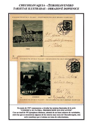 CZECHOSLOVAK POSTAL STATIONERY – sheet 69