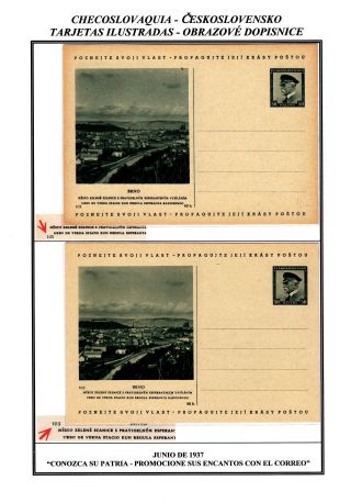 CZECHOSLOVAK POSTAL STATIONERY – sheet 76