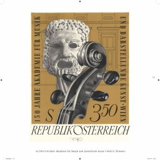 AUSTRIA: ORIGINAL DESIGNS BY PROF. BARTHOLOMAEUS OTTO STEFFERL – sheet 16