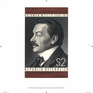 ÖSTERREICH: ORIGINALENTWÜRFEN VON PROF. BARTHOLOMÄUS OTTO STEFFERL – Blatt 18