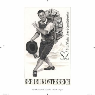 AUSTRIA: ORIGINAL DESIGNS BY PROF. BARTHOLOMAEUS OTTO STEFFERL – sheet 40