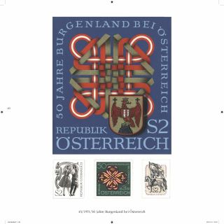 AUSTRIA: ORIGINAL DESIGNS BY PROF. BARTHOLOMAEUS OTTO STEFFERL – sheet 44