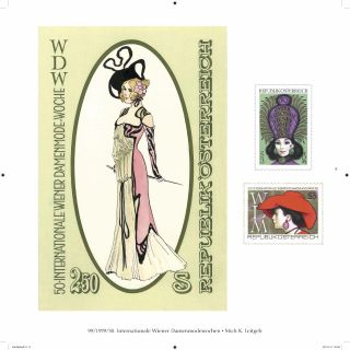 AUSTRIA: ORIGINAL DESIGNS BY PROF. BARTHOLOMAEUS OTTO STEFFERL – sheet 100