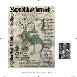 AUSTRIA: ORIGINAL DESIGNS BY PROF. BARTHOLOMAEUS OTTO STEFFERL – sheet 108