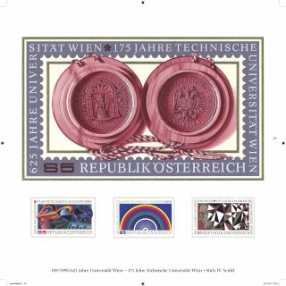 AUSTRIA: ORIGINAL DESIGNS BY PROF. BARTHOLOMAEUS OTTO STEFFERL – sheet 110