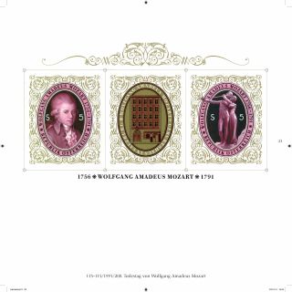AUSTRIA: ORIGINAL DESIGNS BY PROF. BARTHOLOMAEUS OTTO STEFFERL – sheet 114