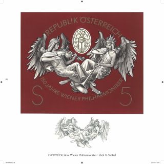 AUSTRIA: ORIGINAL DESIGNS BY PROF. BARTHOLOMAEUS OTTO STEFFERL – sheet 116