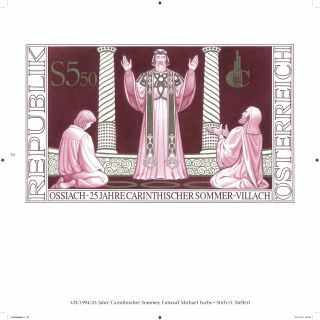 AUSTRIA: ORIGINAL DESIGNS BY PROF. BARTHOLOMAEUS OTTO STEFFERL – sheet 118