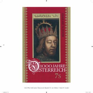 AUSTRIA: ORIGINAL DESIGNS BY PROF. BARTHOLOMAEUS OTTO STEFFERL – sheet 127