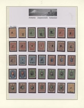 ARMÉNIE 1919-1923 – list 5