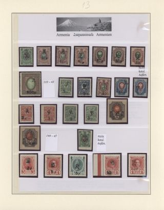 ARMÉNIE 1919-1923 – list 13