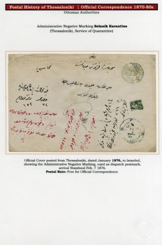 POSTAL HISTORY OF THESSALONIKI – sheet 71