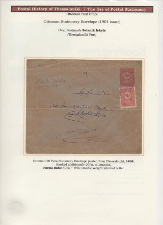 POSTGESCHICHTE VON SALONIKI – Blatt 225