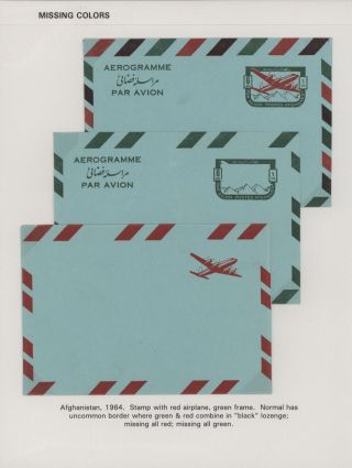 AEROGRAMY: CHYBY,  ODCHYLKY A ZVLÁŠTNOSTI – list 14