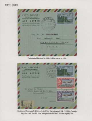 AEROGRAMY ETIOPIE – list 14