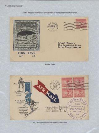 III OLYMPIC WINTER GAMES LAKE PLACID, NEW YORK - 1932 – sheet 10