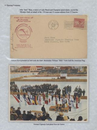 III OLYMPIC WINTER GAMES LAKE PLACID, NEW YORK - 1932 – sheet 14