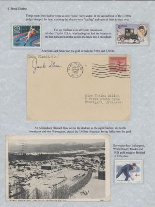 III OLYMPIC WINTER GAMES LAKE PLACID, NEW YORK - 1932 – sheet 19