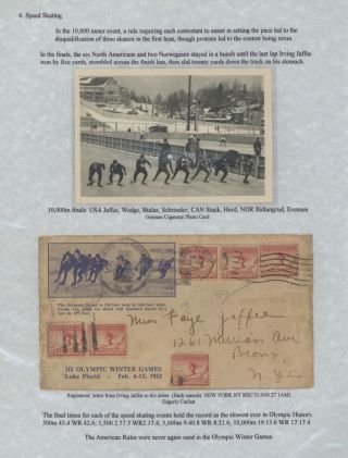 III OLYMPIC WINTER GAMES LAKE PLACID, NEW YORK - 1932 – sheet 20