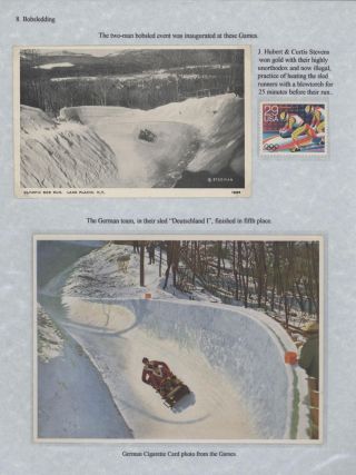 III OLYMPIC WINTER GAMES LAKE PLACID, NEW YORK - 1932 – sheet 26