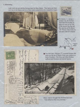 III OLYMPIC WINTER GAMES LAKE PLACID, NEW YORK - 1932 – sheet 27