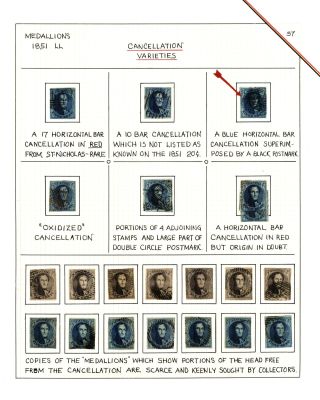 BELGIEN 1851/54 - 3. AUGABE (MEDAILLON) – Blatt 57