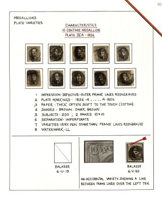 BELGIEN 1851/54 - 3. AUGABE (MEDAILLON) – Blatt 89