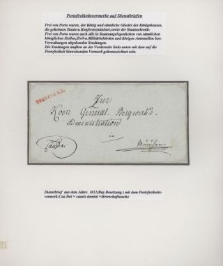 BAYERN POSTGESCHICHTE 1790-1920 - VORPHILA UND BESONDERHEITEN – Blatt 1
