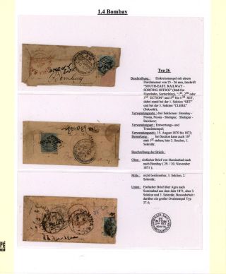 DIE BAHNPOSTSTEMPEL BRITISH INDIEN 1860 BIS 1890 – Blatt 24