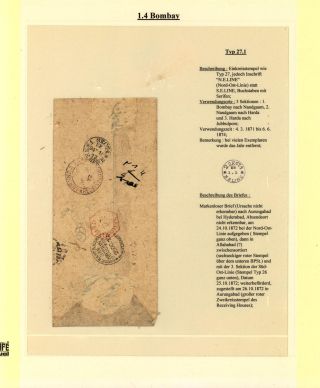 DIE BAHNPOSTSTEMPEL BRITISH INDIEN 1860 BIS 1890 – Blatt 27