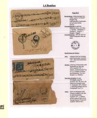 DIE BAHNPOSTSTEMPEL BRITISH INDIEN 1860 BIS 1890 – Blatt 28