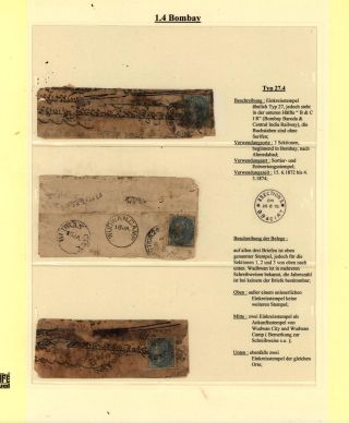 DIE BAHNPOSTSTEMPEL BRITISH INDIEN 1860 BIS 1890 – Blatt 29