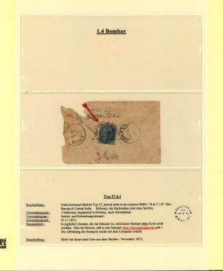 DIE BAHNPOSTSTEMPEL BRITISH INDIEN 1860 BIS 1890 – Blatt 30