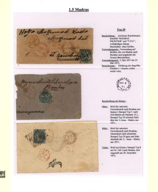 DIE BAHNPOSTSTEMPEL BRITISH INDIEN 1860 BIS 1890 – Blatt 31