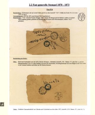 DIE BAHNPOSTSTEMPEL BRITISH INDIEN 1860 BIS 1890 – Blatt 44