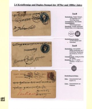 DIE BAHNPOSTSTEMPEL BRITISH INDIEN 1860 BIS 1890 – Blatt 68