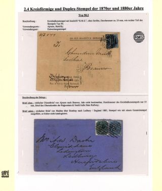 DIE BAHNPOSTSTEMPEL BRITISH INDIEN 1860 BIS 1890 – Blatt 72