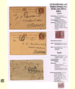 DIE BAHNPOSTSTEMPEL BRITISH INDIEN 1860 BIS 1890 – Blatt 75
