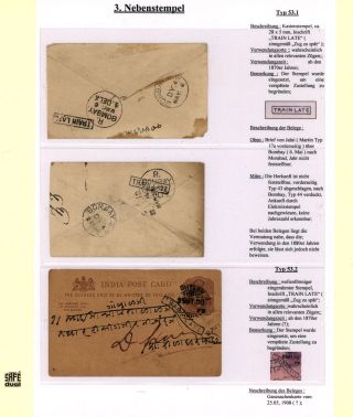 DIE BAHNPOSTSTEMPEL BRITISH INDIEN 1860 BIS 1890 – Blatt 76